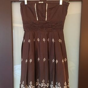 Strapless Anthropologie Sundress